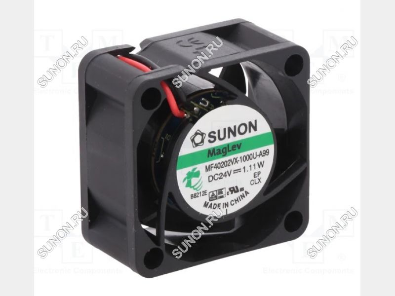 SUNON MF40202VX-1000U-A99 L/üfter 40x40x20mm 24V= 18,3m/³//h 27,5dBA 8000U//min +DATENBLATT als QR-Code